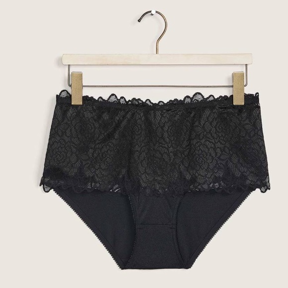 Dressé Size 1X Elegant Lace Women's Panties - Black and Gray - BRAND NEW - Picture 5 of 7